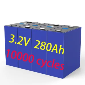 10000 Cycle 280AH Energy Storage Battery LiFePO4 Cell 3.2v Prismatic Solar Lithium Ion Batteries 280Ah LiFePO4 Battery
