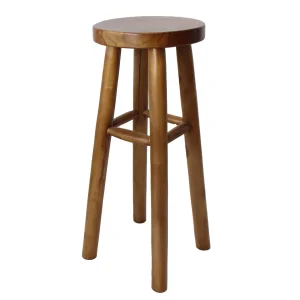 Teak Counter Stool Solid Wood Bar Stool