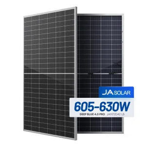 Ja Solar Power Electricity Panels 605W 610W 615W Double Glass Monocrystalline PV Module