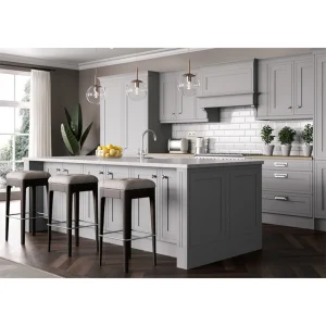 Custom Kitchen Cabinets Solid Wood Kitchen Cupboards with Modular Island Storage Pantry Cabinet and Kitchen Furniture for Home Projects