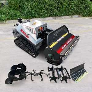 Farm Garden Wireless Radio Diesel EPA Engine Remote Control Electric Battery Bush Hillside Hill Zero Turn Flail Slope Track RC Lawn Grass Mower for Sale