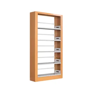 High Quality 5-Layer Steel Bookcase Modern Design Eco-Friendly & Durable Library Furniture for Classroom and Learning Centers