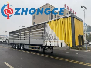 New 3 Axle Side Curtain Semi Trailer for Sale