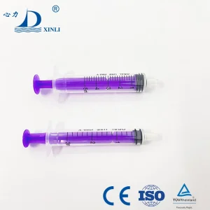 Safety 3-Part Disposable Syringe