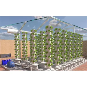 Agg Commercial Vertical Hydroponic Tower System for Greenhouse