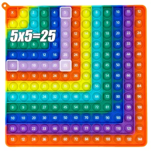 Wholesale Silicone Multiplication Board Games 12x12