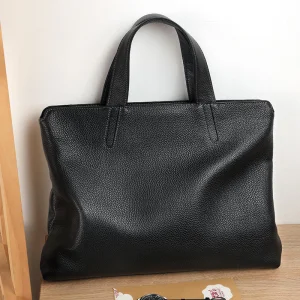 Bolso de cuero real para hombres Fuliya