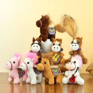 Cute Pony Plush Keychain Year of the Horse