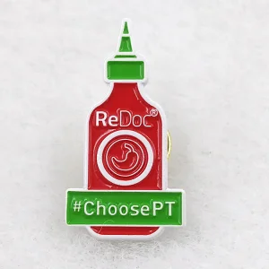 Soft Enamel Bottle Pins