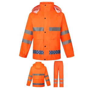 Traje de lluvia alta visibilidad