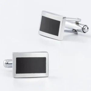 Black Enamel Cufflinks