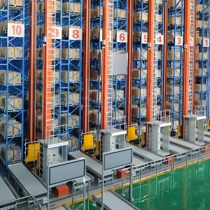 Heavy Duty Industrial High Density Asrs Automated Storage Shelving System