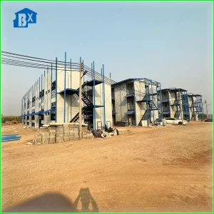 Versatile Prefabricated Steel Structure with Sandwich Panel Roof Design