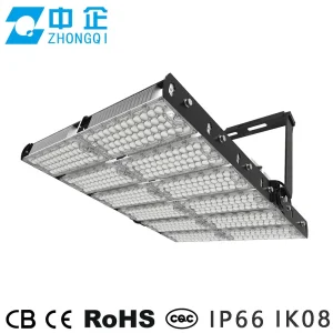 Luz de Inundação LED IP66 Antirreflexo à Prova d'Água Sensor OEM 240W 480W 600W 720W 1000W CE 1200W Projetor Luz de Inundação LED Iluminação de Estádio Luz Externa Lâmpada