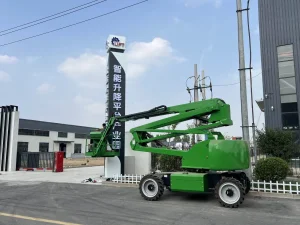 Versatile Aerial Boom Lift with Stability Features for Profession