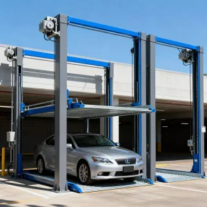 Cost Effective Four Post Parking Solution for Maximizing Limited Space in Any Garage