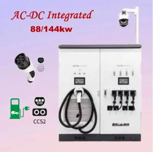 4 AC Ports 1 Fast DC Port Integrated Electric Vehicle/Car EV Charger Charging Solution
