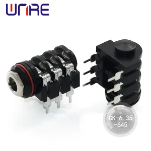 China CK-6.35-645 Headphone socket widely used for speaker connection, black, 6-pin Supplier, Companies