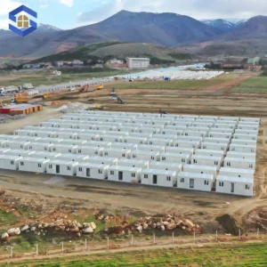 Eco-Friendly Double-Storey Multi-Unit Thermal Insulation Detachable with Bathroom Prefab Prefabricated Container Tiny House for Construction Sites