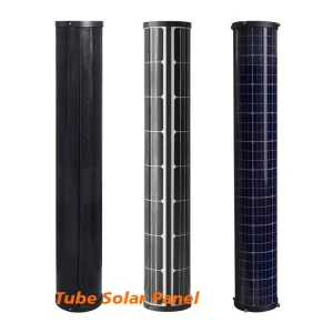 Panel Solar Curvado Envueltos en Poste