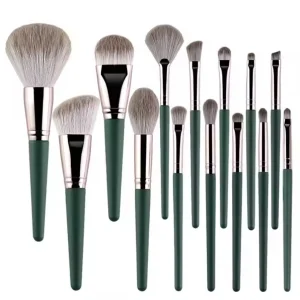 Professional 14PCS Private Label Face Synthetic Hair Makeup Brush Set