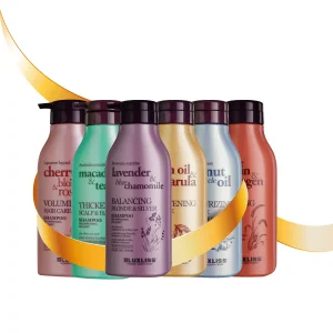 LUXLISS Balancing Blonde & Silver Shampoo And Conditioner Set Lavender Chamomile Natural Herbal Purple Shampoo