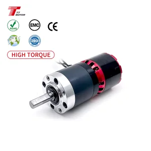 External Rotor Planetary Gear Motor 12V 42mm Permanent Magnet 5-925RPM Compact Design for Industrial Home Appliance