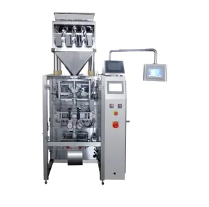2-4 Head Combination Electronic Scale Multi-Function Automatic Vertical Wrapping Packaging Machine for Food Plastic Pouches Bags