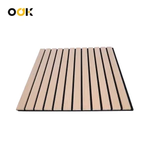 2026 Acoustic Soundproof WPC Wall Panel Akupanel 3D Slat Panels for Interior Decoration Sound-Absorbing Cladding Factory Polyester Fiber Decorative MDF Board
