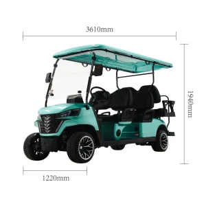 6 Person Solar Mini S Electric Golf Cart Low Speed Like Skateboard Gps Remote Control Star Ev for Sale