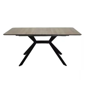 Dining Room 6 Seater Dining Table Set MDF Top Extendable Dining Table