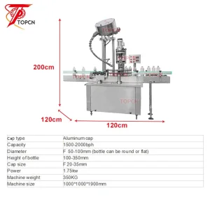 Tpcm-05 Automatic Ropp Aluminum Capping Machine