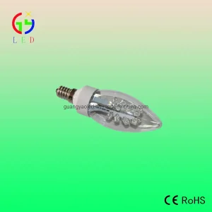 Patented LED C35 Candle Bulb E12 Base Dimmable