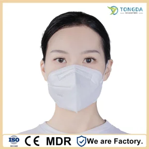 KN95 Disposable Protective Face Mask Folded Style 3D Face Mask