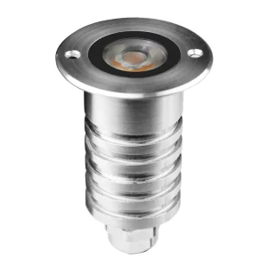 IP68 Waterproof 2.5W DMX 316 Stainless Steel LED Underwater Submersible Swimming Pool Pond Landscape Light Multi-Color Temp Spot