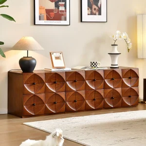 Vintage Retro Wooden Side Cabinet