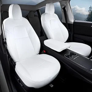 Model Y Nappa Leather All Weather Car Seat Protection Waterproof All Colors Car Seat Cover for Tesl Model Y