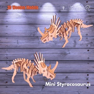 3D Dinosaur Skeleton Puzzle Educational Toy Set Stem Learning Kit for Kids Montessori Learning Game for Kids