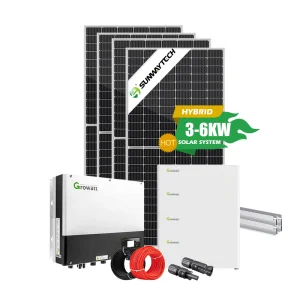 24 Hours Sunway Plywood Package Solar Panel Price Kit with CE