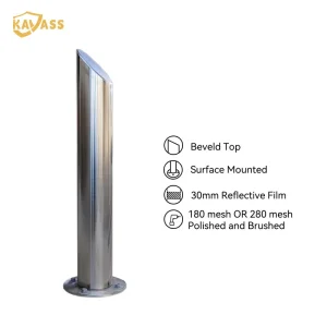 China KAVASS Surface Mounted Stainless Steel Bollard