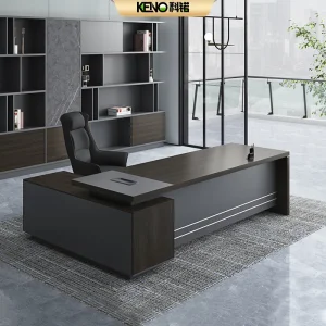 Mobiliário de Escritório Moderno de Luxo Chinês Atacado Mesa de Diretor de Madeira Mobiliário para Casa Mesa de Computador Mesa Executiva para Escritório