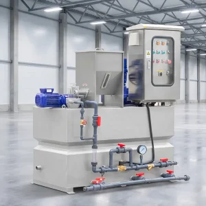 Sistema de Dosagem Química Automático para Estação de Tratamento de Efluentes Municipais SS304 Equipamento em Aço Inoxidável