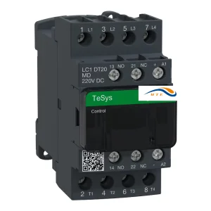 S-chneider TesSys D Magnetic 4P DC Contactor 20A LC1DT20 Original New 24V LC1DT20BDC 110V LC1DT20FDC 220V LC1DT20MDC