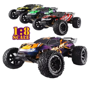 1:8 Scale 2WD High Speed RC Race Truck 45km/h 2.4GHz Radio System 7.4V 1500mAh Battery 6KG Servo Off-Road RC Car