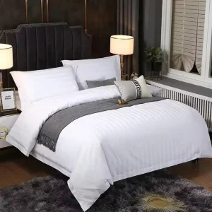 Hotel Textile Luxury Soft Plain Dyed Bedding Sheet