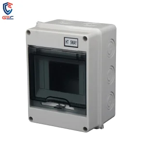 IP65 Caixa de Distribuição de Energia à Prova d'Água em Plástico PC 5 com Tampa Transparente