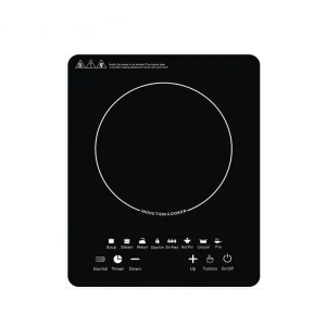 Household 2200W Touch Control Single Electric Induction Cooker Toughened Glass Panel Multi-functional High Energy Efficient