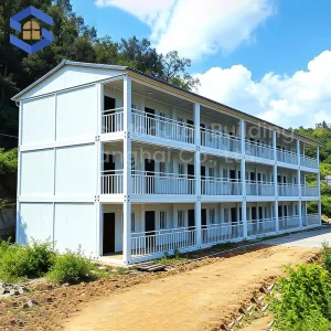 Container de Dormitório para Trabalhadores em Local de Construção de Alta Resistência com Isolamento de Lã de Rocha