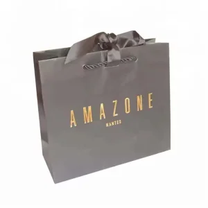 Sacos de presente de papel kraft personalizados