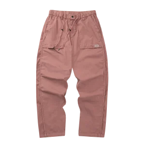 Manufacturer Custom Cargo Pants 190GSM Distressed Woven Gym Wear Retro Casual Flat Men's Loose Sports Overalls Low MOQ